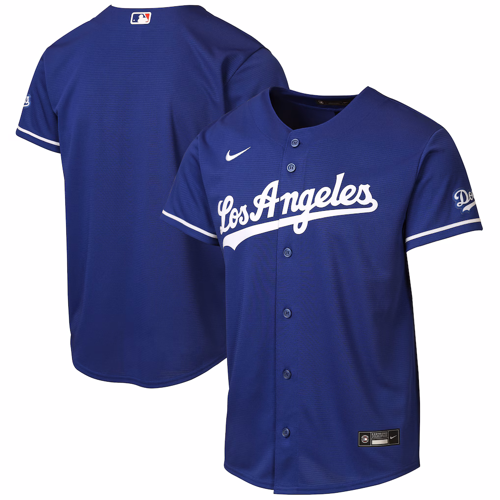 Youth Los Angeles Dodgers Nike Royal Alternate 2 Stadium Jersey - Ujersey Shop