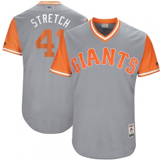 Men's Majestic San Francisco Giants #41 Mark Melancon 