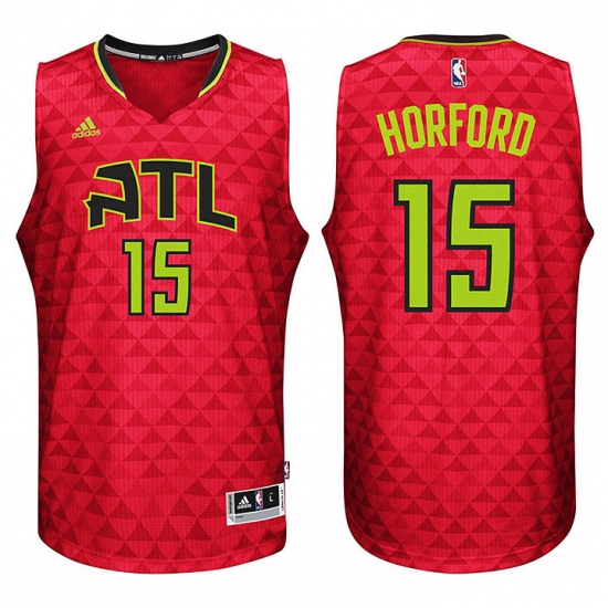 Atlanta Hawks #15 Al Horford New Swingman Alternative Red Jersey - Ujersey