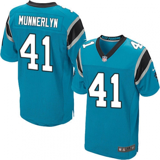Men's Nike Carolina Panthers #41 Captain Munnerlyn Elite Blue Alternate NFL Jersey - Ujersey