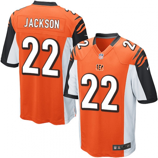 Men's Nike Cincinnati Bengals #22 William Jackson Game Orange Alternate NFL Jersey - Ujersey
