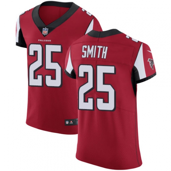 Men's Nike Atlanta Falcons #25 Ito Smith Red Team Color Vapor Untouchable Elite Player NFL Jersey - Ujersey