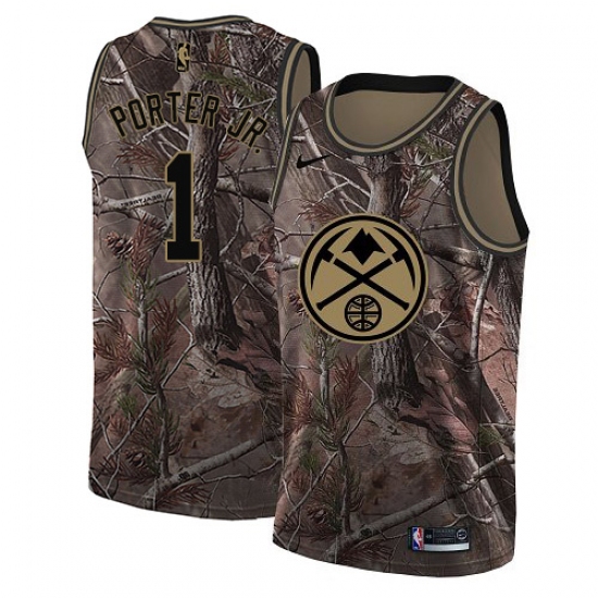 Youth Nike Denver Nuggets #1 Michael Porter Jr. Camo NBA Swingman Realtree Collection Jersey - Ujersey