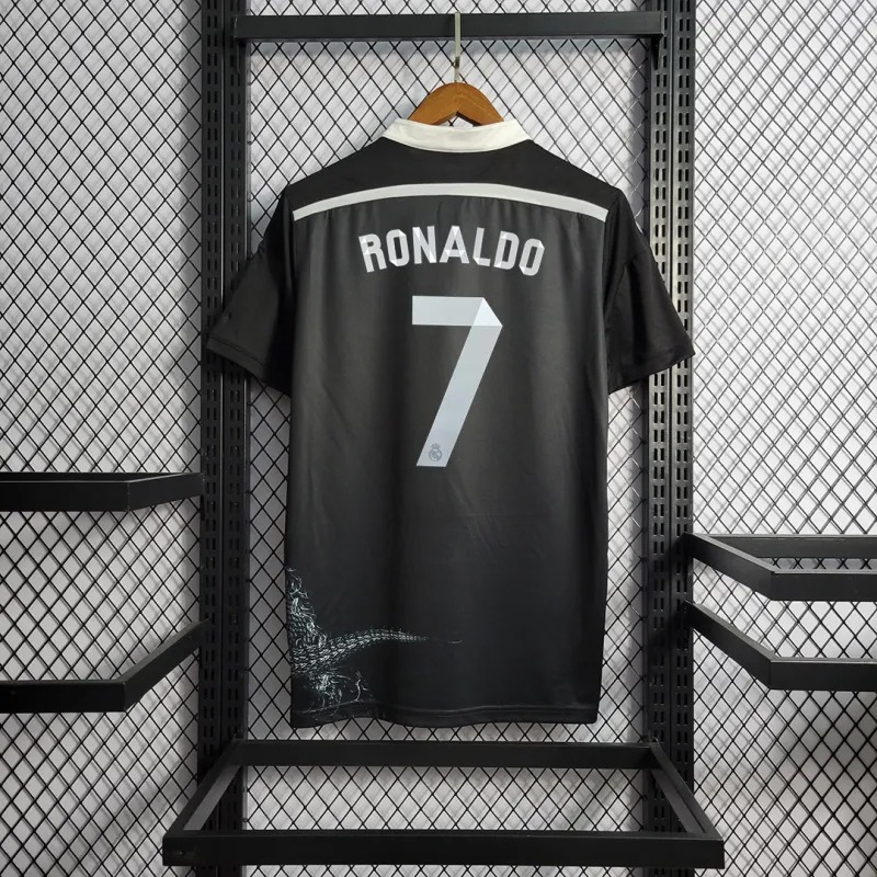 Real Madrid Retro Jersey Third Away Custom Soccer Shirt 2014/15 - ujerseystore