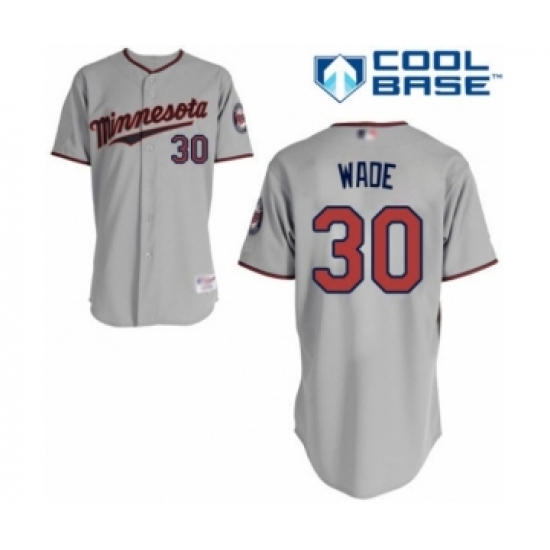 Youth Minnesota Twins #30 LaMonte Wade Authentic Grey Road Cool Base Baseball Player Jersey - Ujersey