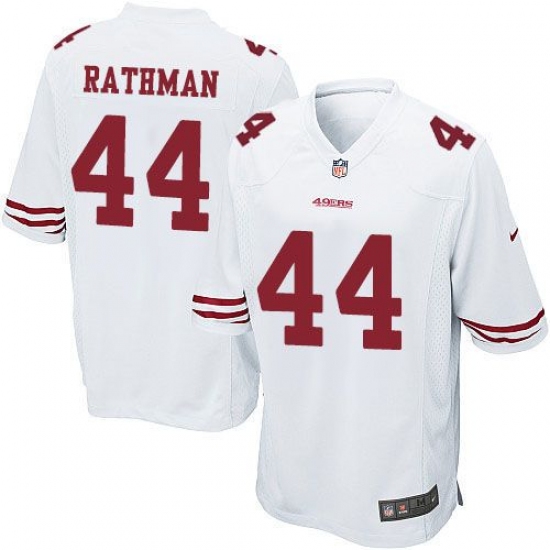 Men's Nike San Francisco 49ers #44 Tom Rathman Game White NFL Jersey - Ujersey