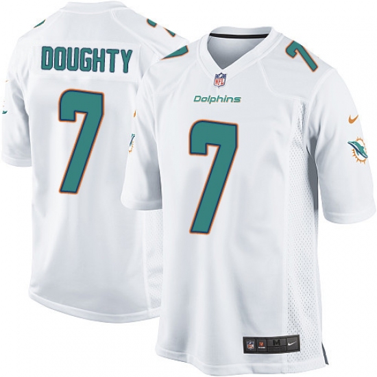 Men's Nike Miami Dolphins #7 Brandon Doughty Game White NFL Jersey - Ujersey