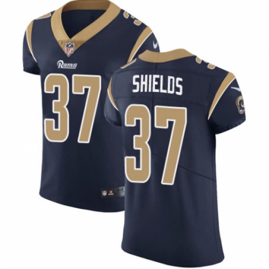 Men's Nike Los Angeles Rams #37 Sam Shields Navy Blue Team Color Vapor Untouchable Elite Player NFL Jersey - Ujersey