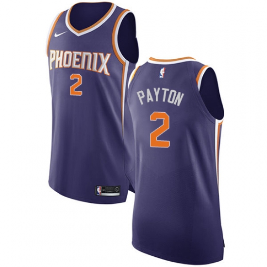 Women's Nike Phoenix Suns #2 Elfrid Payton Authentic Purple Road NBA Jersey - Icon Edition - Ujersey