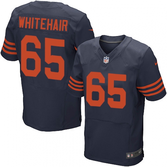 Men's Nike Chicago Bears #65 Cody Whitehair Elite Navy Blue Alternate NFL Jersey - Ujersey