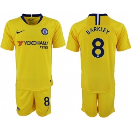 Chelsea #8 Barkley Away Soccer Club Jersey