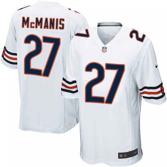 Men's Nike Chicago Bears #27 Sherrick McManis Game White NFL Jersey - Ujersey