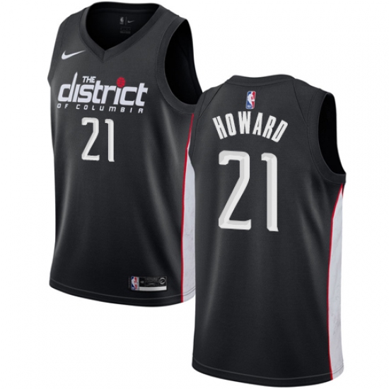 Women's Nike Washington Wizards #21 Dwight Howard Swingman Black NBA Jersey - City Edition - Ujersey