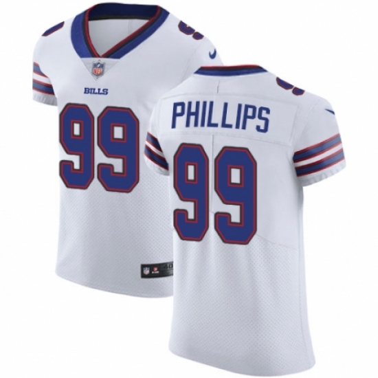 Men's Nike Buffalo Bills #99 Harrison Phillips White Vapor Untouchable Elite Player NFL Jersey - Ujersey