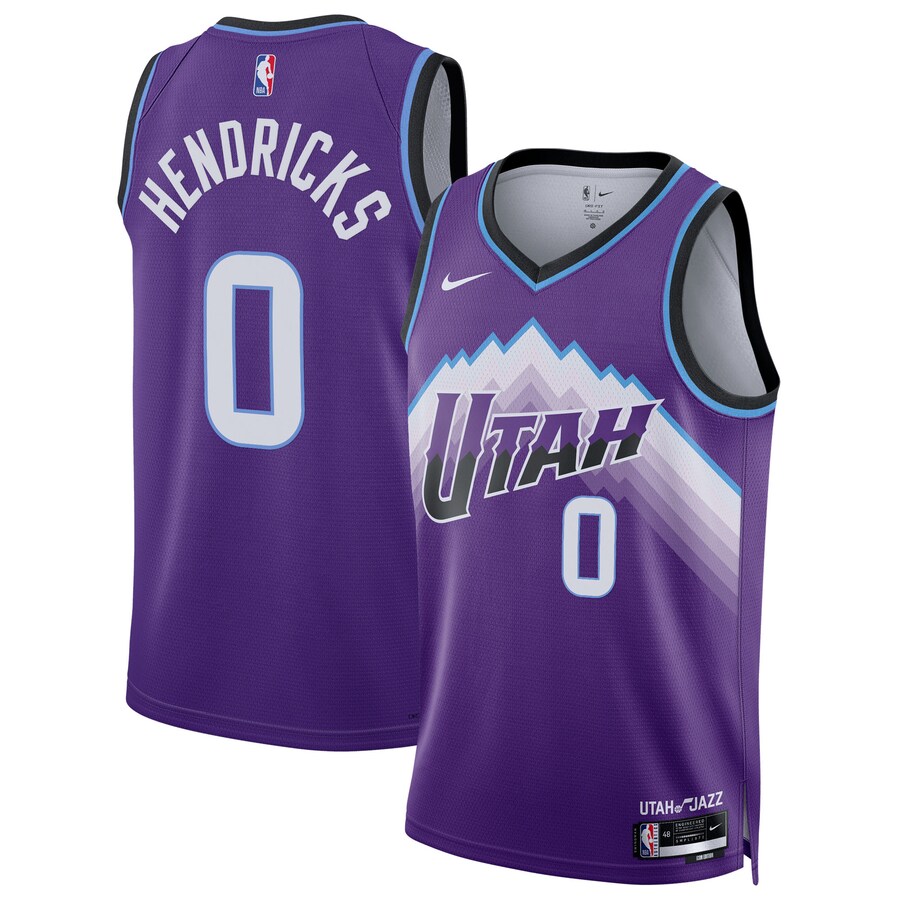 Unisex Utah Jazz Taylor Hendricks Nike Purple Swingman Jersey - Icon Edition - Ujersey