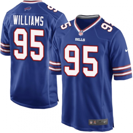 Youth Nike Buffalo Bills #95 Kyle Williams Game Royal Blue Team Color NFL Jersey - Ujersey