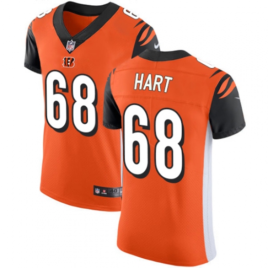 Men's Nike Cincinnati Bengals #68 Bobby Hart Orange Alternate Vapor Untouchable Elite Player NFL Jersey - Ujersey