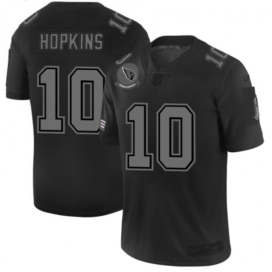 Men's Nike Arizona Cardinals #10 DeAndre Hopkins Black 2019 Salute to Service Limited Stitched NFL Jersey - Ujersey