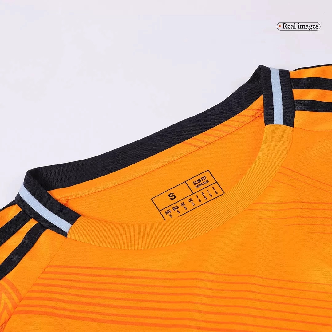 Real Madrid Soccer Jersey Away Custom Shirt Long Sleeve 2024/25 - ujerseystore
