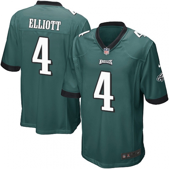 Men's Nike Philadelphia Eagles #4 Jake Elliott Game Midnight Green Team Color NFL Jersey - Ujersey