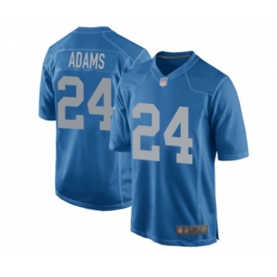 Men's Detroit Lions #24 Andrew Adams Game Blue Alternate Football Jersey - Ujersey