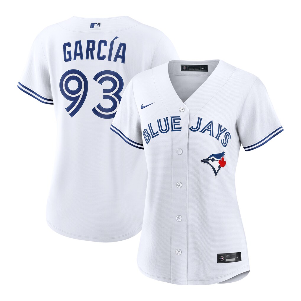 Women's Toronto Blue Jays Yimi García Nike White Home Replica Jersey - Ujersey