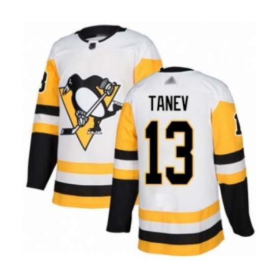 Youth Pittsburgh Penguins #13 Brandon Tanev Authentic White Away Hockey Jersey - Ujersey