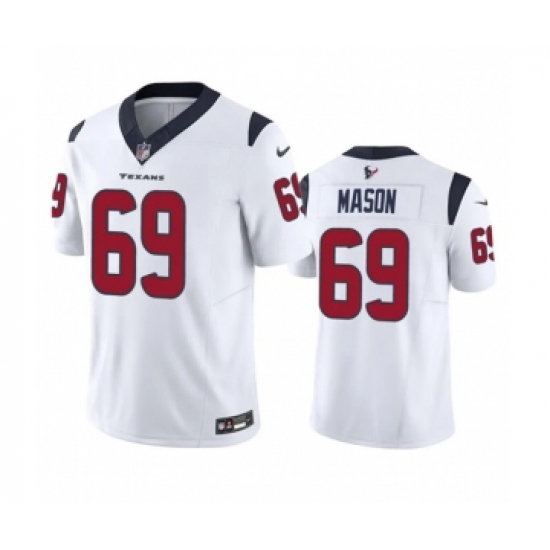 Men's Houston Texans #69 Shaq Mason White 2023 F.U.S.E Vapor Untouchable Stitched Football Jersey - Ujersey