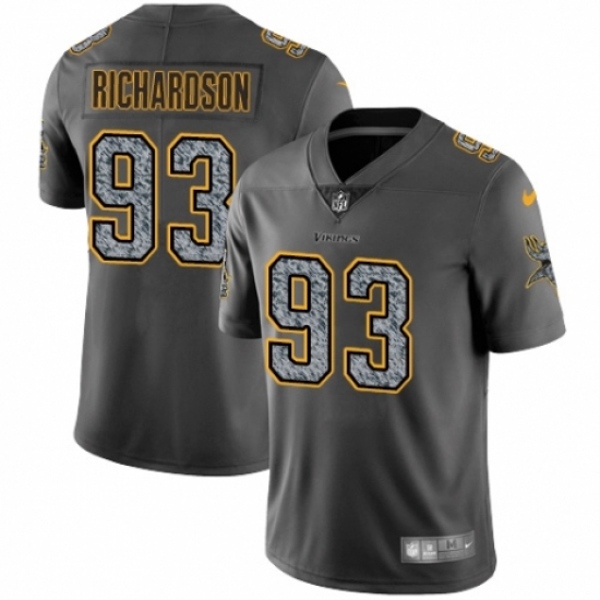 Youth Nike Minnesota Vikings #93 Sheldon Richardson Gray Static Vapor Untouchable Limited NFL Jersey - Ujersey