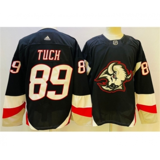 Men's Buffalo Sabres #89 Alex Tuch 2022-23 Black Stitched Jersey - Ujersey
