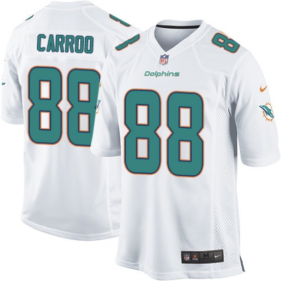 Men's Nike Miami Dolphins #88 Leonte Carroo Game White NFL Jersey - Ujersey