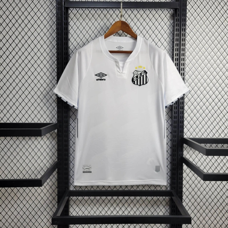 Santos FC Soccer Jersey Home Custom Shirt 2024 - ujerseystore
