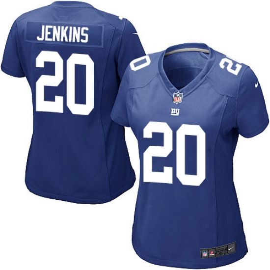 Women's Nike New York Giants #20 Janoris Jenkins Game Royal Blue Team Color NFL Jersey - Ujersey