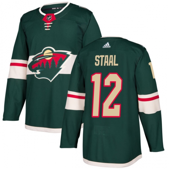 Youth Adidas Minnesota Wild #12 Eric Staal Authentic Green Home NHL Jersey - Ujersey