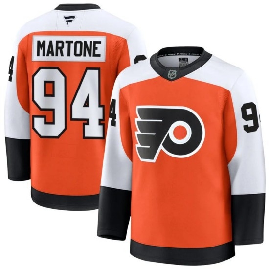 Men's Philadelphia Flyers #94 Porter Martone Orange Home stitched Hockey Jersey - Ujersey