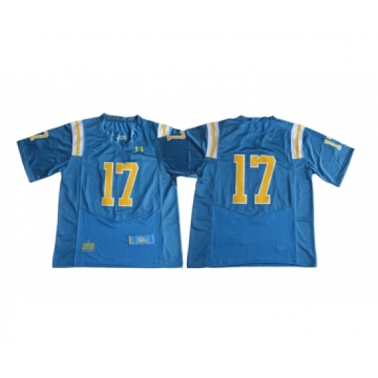 UCLA Bruins 17 Brett Hundley Blue College Football Jersey - Ujersey