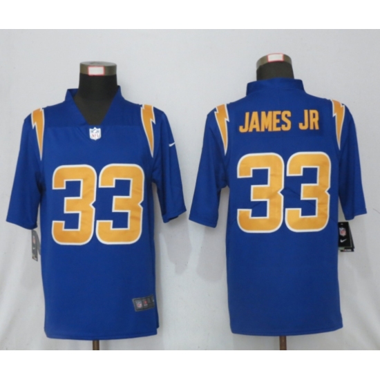 Nike NFL Los Angeles Chargers #33 Derwin James jr Blue 2020 Vapor Limited Jersey - Ujersey