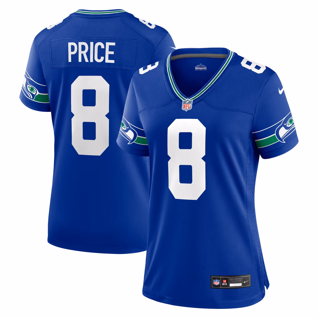 Women's Seattle Seahawks Jadarian Price Nike Royal Alternate Game Jersey
