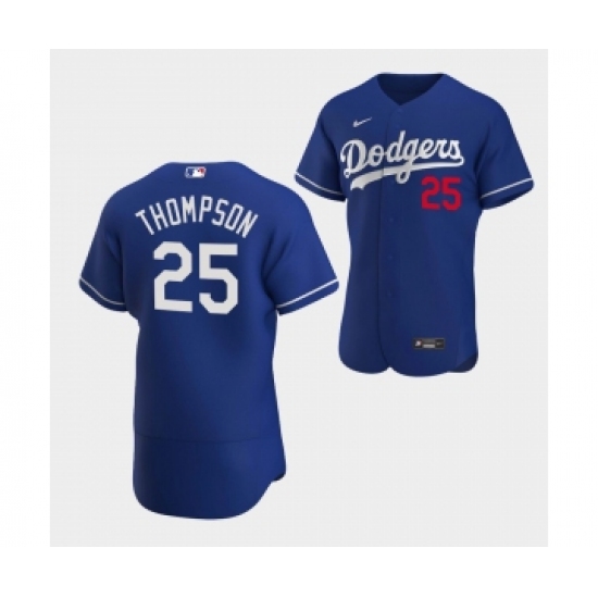 Men's Los Angeles Dodgers #25 Trayce Thompson Royal Flex Base Stitched Jersey - Ujersey