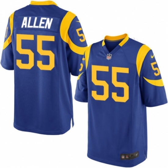 Men's Nike Los Angeles Rams #55 Brian Allen Game Royal Blue Alternate NFL Jersey - Ujersey