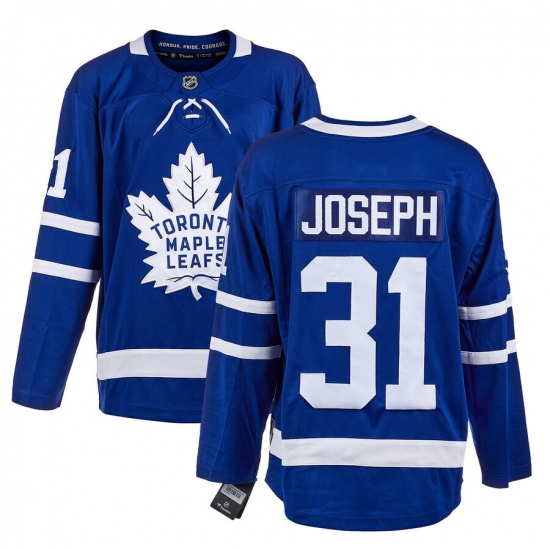 Men's Toronto Maple Leafs #31 Curtis Joseph Blue Stitched Jersey - Ujersey