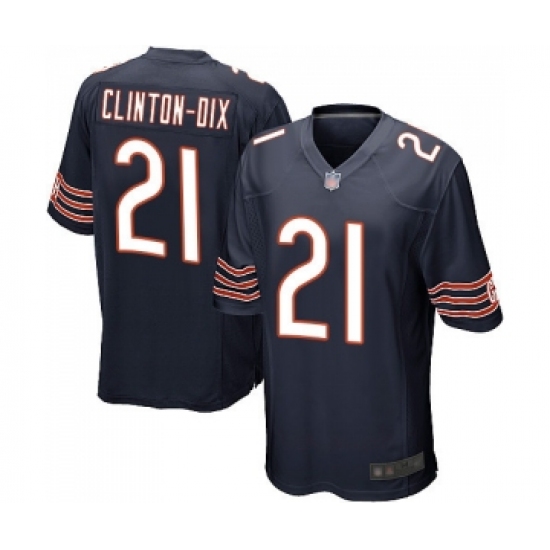 Men's Chicago Bears #21 Ha Clinton-Dix Game Navy Blue Team Color Football Jersey - Ujersey