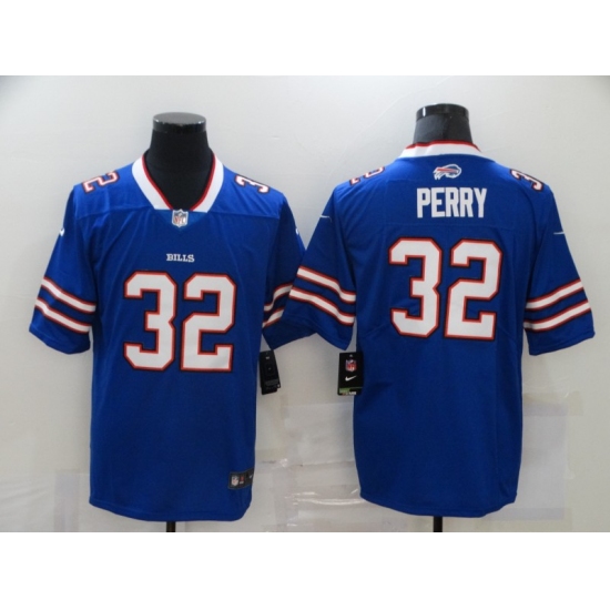 Men's Nike Buffalo Bills #32 Senorise Perry NFL Limited Blue Jersey - Ujersey