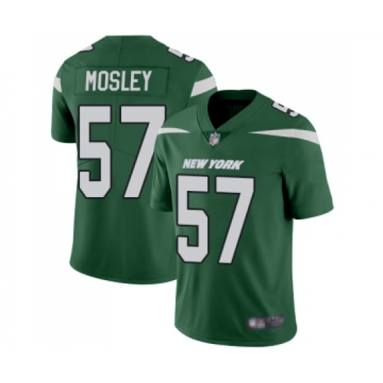 Youth New York Jets #57 C.J. Mosley Green Team Color Vapor Untouchable Limited Player Football Jersey - Ujersey