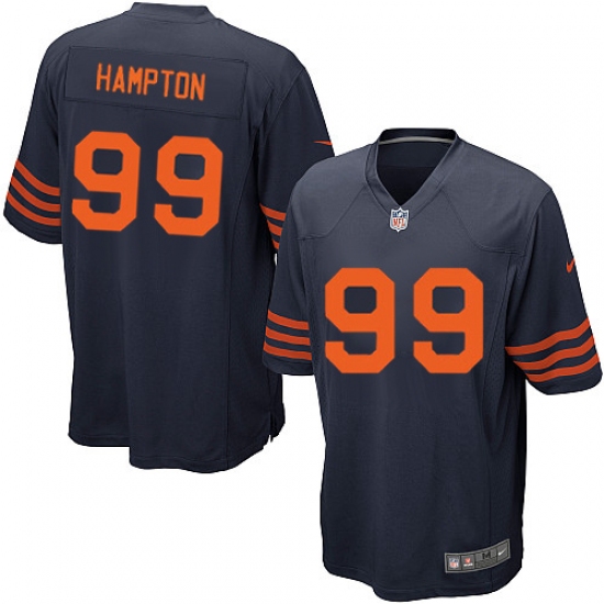 Men's Nike Chicago Bears #99 Dan Hampton Game Navy Blue Alternate NFL Jersey - Ujersey