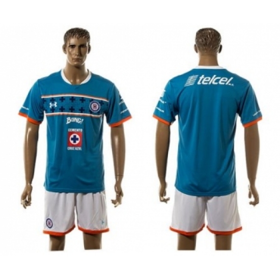 Cruz Azul Blank Blue Home Soccer Club Jersey