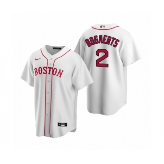 Youth Boston Red Sox #2 Xander Bogaerts Nike White Replica Alternate Jersey - Ujersey