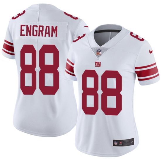 Women's Nike New York Giants #88 Evan Engram Elite White NFL Jersey - Ujersey