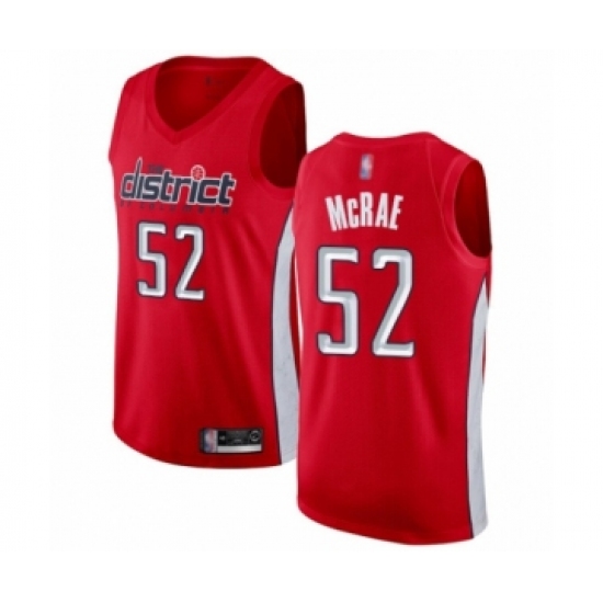Men's Washington Wizards #52 Jordan McRae Red Swingman Jersey - Earned Edition - Ujersey