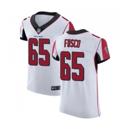 Men's Atlanta Falcons #65 Brandon Fusco White Vapor Untouchable Elite Player Football Jersey - Ujersey